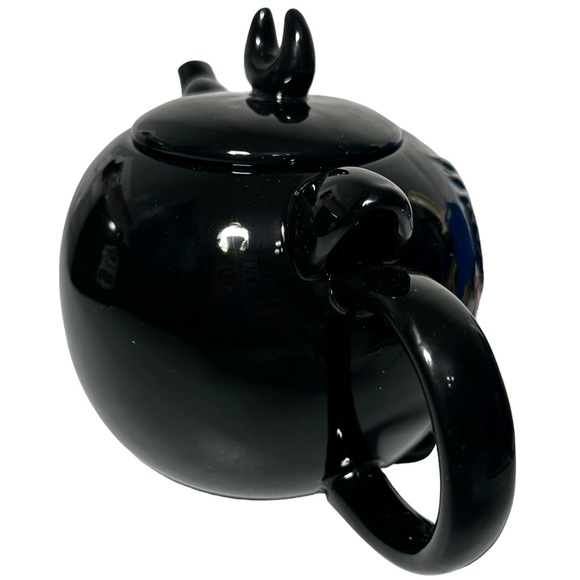 Killstar Teapot 50 oz Owl Ceramic Black - Picture 5 of 9